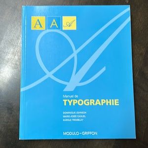Manuel de typographie
